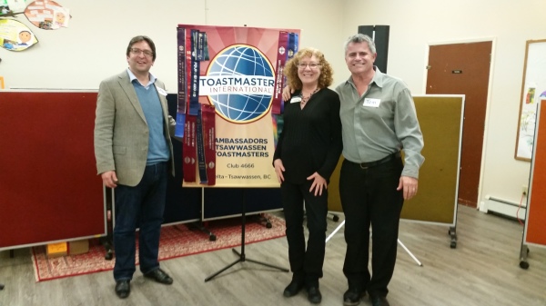 Jeffrey Dennison, Barb Westlake and Tom Everitt